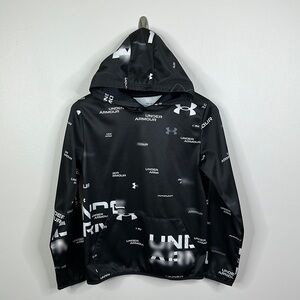 Under Armour UA Logo Graphic Lightweight Fleece Hoodie Youth Large